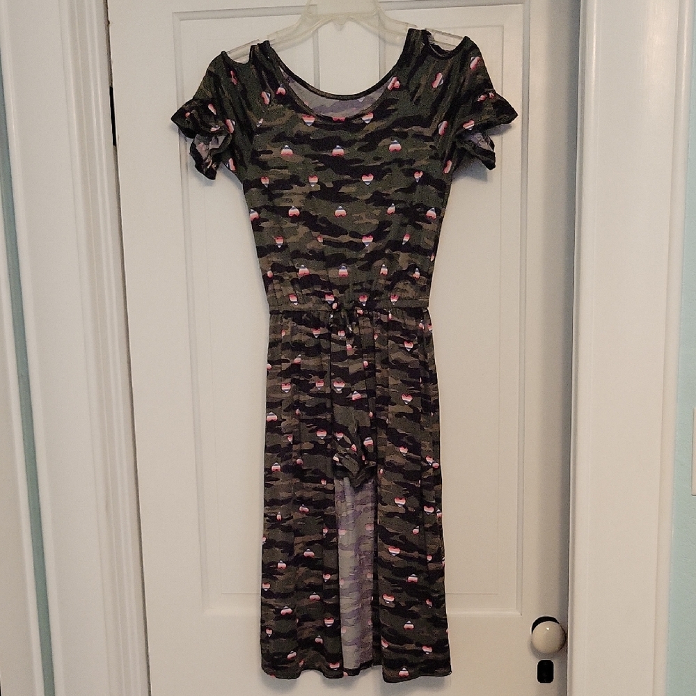 Camouflage Print Women's Dress